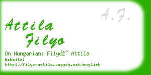 attila filyo business card